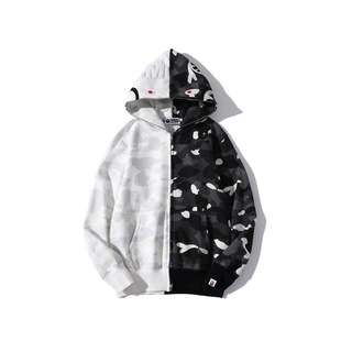 Камуфляжная акула голова обезьяны bape прилив того же пальто с 3D-принтом толстовка на молнии толстовка для мужчин и женщин