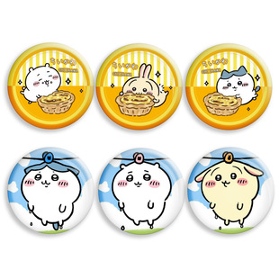 Animation surrounding chiikawa Jiyka wow badge small eight Jiyusaki cute millet yum