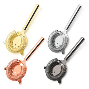 304 stainless steel five-hole ice filter bar tool Ice Cube filter bartender tool ice separator spot