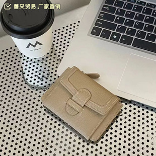 Новые японские и корейские свежие короткие сумки для карт женские нишевые дизайн простой атмосферный многофункциональные сумки для карт