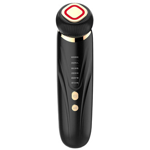 Beauty Instrument Mususu Ice Compress Introduction Massage Vibrator Light Therapy Facial Mask Instrument Lifting Firming Skin Rejuvenation Instrument Red and Blue Batch