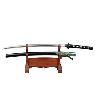 Longquan City Sword Hand Forged Pattern Steel Integrated Japanese Command Knife Defense Cold Weapon Hard Sword Not Bladed