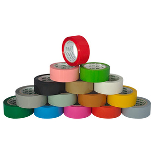 Color tape custom manufacturers opaque red green blue white brown mark packaging sealing glue