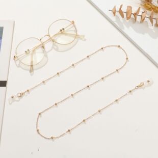Fashion Sunglasses Glasses Chain Neck Strap Non-slip Metal Lanyard Sunglasses Chain Trendy Non-slip Mask Chain