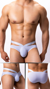 GAY Summer Sexy U выпуклый тонкий ледяной шелк ночной клуб с низкой талией внешней торговли мужские трусики трусики E101
