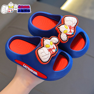 Children's Sandals and Slippers Feeling Girl's Summer Cartoon Cute Non-slip Indoor Bath Soft Bottom Slippers Baby Slippers