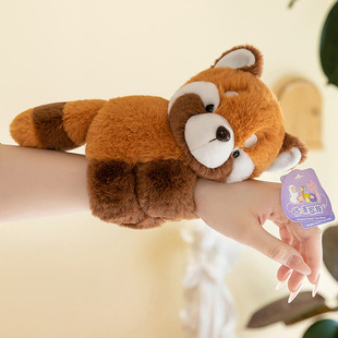 Creative children's pop circle koala plush toy panda doll clap bracelet children's birthday gift