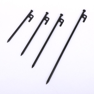 Outdoor camping tent nail beach snow lawn camping ground nail 20-40cm canopy windproof fixed rod steel nail