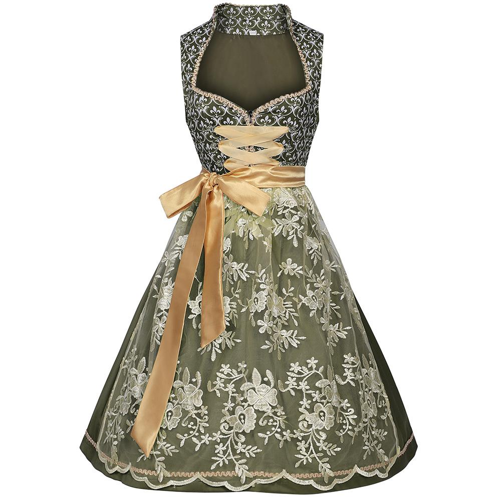 German Beer Clothing, Bavarian Traditional Clothing, Oktoberfest Workwear Dress, Bavarian Traditional Dress