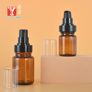 Spot 30g cream bottle makeup bottle 40ml-150ml black Press pump spray bottle medical beauty essence emulsion bottle