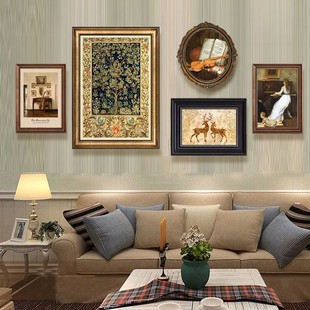 Nordic Dream Color Elk Decorative Painting Wall Painting Study Living Room Hanging Painting Modern Simple Study Wall Hanging Painting
