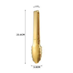 Stainless steel barbecue clip non-magnetic bread clip self-service barbecue clip anti-scald thickened food clip dessert steak clip