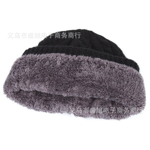 Men's winter dome knitted hat jacquard wool hat warm windproof hat casual versatile personality fashion cold hat