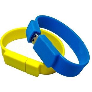 Silicone Bracelet U Disk 16G Creative Wristband USB Advertising School Activities Commemorative Gift Enterprise LOGO USB Disk