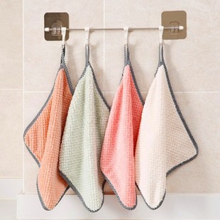 Oil Rainbow Oleophobic Rag Dishwashing Cloth Non-Stick Household Scouring Pad Absorbent Kitchen Cleaning Thickeneding Non-Shedding Special