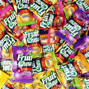 Fruit Super Mixed Fruit Flavored Gummy Malaysian Style Candy Multi-Flavor Kidsren's Candy Snacks 500g