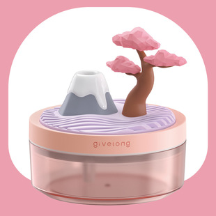 Landscape Air Humidifier Desktop Plant Humidifier Car USB Aromatherapy Machine Colorful Atmosphere Sprayer Gift