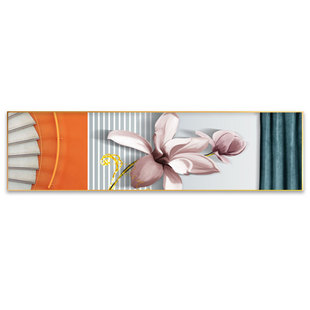 Hotel Decorative Painting Nordic Modern Bedroom Background Wall Mural Hotel Abstract Art Bedside Hanging Painting Wholesale