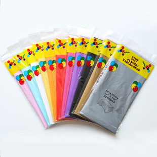 137*274cm disposable tablecloth PEVA solid color birthday party party dining tablecloth camping camping supplies