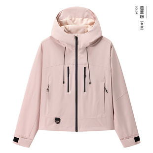 2025 Spring New Couple Jackets Fashion Trend Short Style Women's Popular Style 2 Open High Quality Outdoor Clothing Men's Wholesale