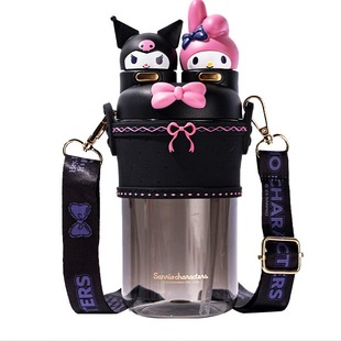 Coolomi straw water Cup 2024 New Girls High-looking girl tritan Cup Summer Girl birthday gift