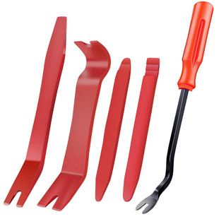 Car audio disassembly tool 8/7/6/5-piece central control panel installation crowbar disassembly 6-inch rubber buckle screwdriver
