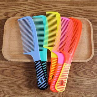 Anti-static Household Comb Women's Portable Plastic Comb Curly Comb Cute Student Korean Style Large Teeth Wide Teeth Comb