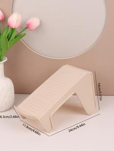 Household Storage Shoe Rack Simple Space-saving Plastic One-piece Shoe Storage Rack Dormitory Essential Artifact