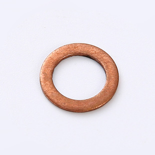 COpper Gasket VariOus Sizes Red COpper O-shaped Washer Durable and AbrasiOn Resistant Fixed Sealing Flat Washer Manufacturer WhOlesale