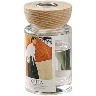 Laixi wooden cover essential oil fragrance rattan fire-free aromatherapy indoor Gardenia toilet deodorant freshener perfume ornaments