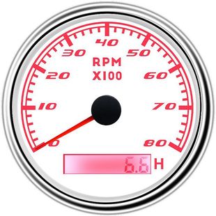 8K красочный измеритель скорости подключения генератора W конец двигателя Тахометр модифицированный автомобиль яхта мотоцикл Локомотив Тахометр