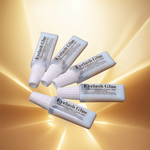 Milky White false eyelash glue double eyelid paste white glue lash adhesive certified small glue