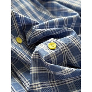 MILLAIDI Korean Style Retro Contrast Color Plaid Polo Collar Shirt Camisole Vest suit Summer New Two-piece Set