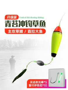 New Floating Fishing Set for Crucian Carp with Single Hook, Through-Line Fishing Float, Luminous Fishing Float, Hand Rod, Sea Rod, Lure Sliding Float Fishing Set