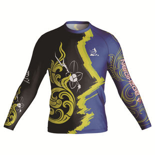 Factory downhill suit quick-drying breathable street dance training suit skateboard sports riding cross-country motorcycle suit frisbee t-shirt