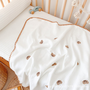 Baby blanket cotton baby spring and summer blanket newborn gauze kindergarten small quilt children's blanket 120*150