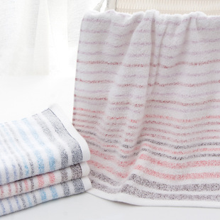 Jielia 6640 Towel Cotton Color Strip Wash Face Towel Cotton Absorbent Group Buy Wholesale genuine goods First Class