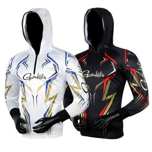Spring and Autumn Printed Fishing Clothing Hooded Quick-drying Long-fishing Sunscreen Clothing Sea Fishing Clothing Anti-mosquito Sunscreen Fishing Clothing