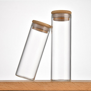 37mm Straight Mouth Cork Control Bottle High Borosilicate High Permeable Glass Bottle Test Tube Bottle Wishing Drift Bottle Sealed and Bottled