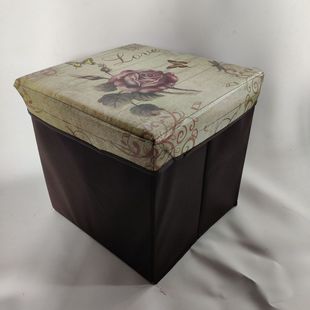 Wholesale Household Non-woven Film Laminated Storage Stool Large Capacity Storage Box Shoe Changing Stool Toy Storage Box Sitting