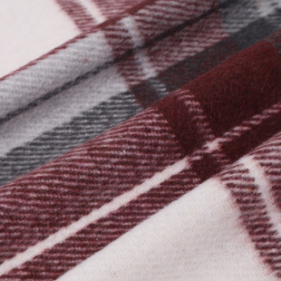 Spot Woolen Plaid Woolen Fabric 450g Autumn and Winter Outwear Outwear Pants Fabric Polyester Woolen Fabric