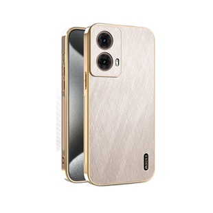 Применимо MotoG85 Гальваника Кожаный чехол для мобильного телефона E13 из золотой проволоки EDGE50 Advanced Soundted G54 анти-падение чехол G3524