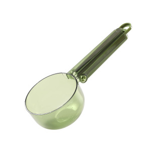 Rice Noodles Spoon with Clip Multifunctional Rice Spoon Flour Spoon Large Dig Noodles Long Handle Dig Rice Spoon