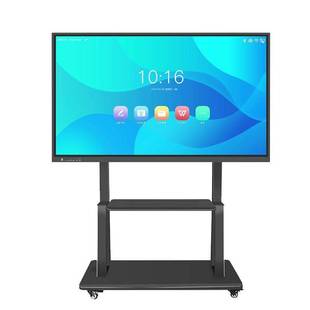 Teaching all-in-one touch screen conference electronic whiteboard 65-100 inch mobile handwriting touch screen all-in-one wholesale