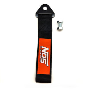 Car trailer with black JDM modified trailer rope bumper front bumper decoration traction rope trend ribbon