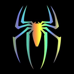 Car stickers reptile Black Spider electric car motorcycle decoration car body bumper creative personality stickers