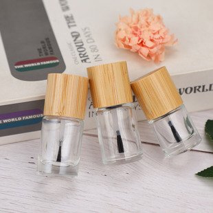 Оптовая продажа 10ml Прозрачный лак для ногтей бутылка ногтей ногтей стеклянная бутылка пустая бутылка с щеткой лак для ногтей оптом