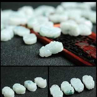 Natural Myanmar Jade Jade Pixiu Jade Accessories Factory Direct Supply Jewelry Small Pixiu Pendant Jade Parts