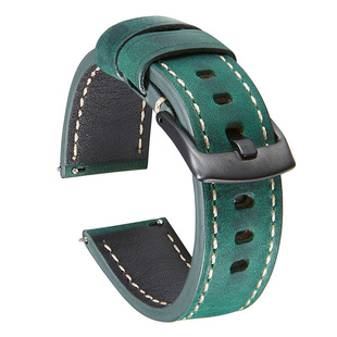 Spot Crazy Horse retro leather strap smart quick release leather hand leather strap 20/22/24mm