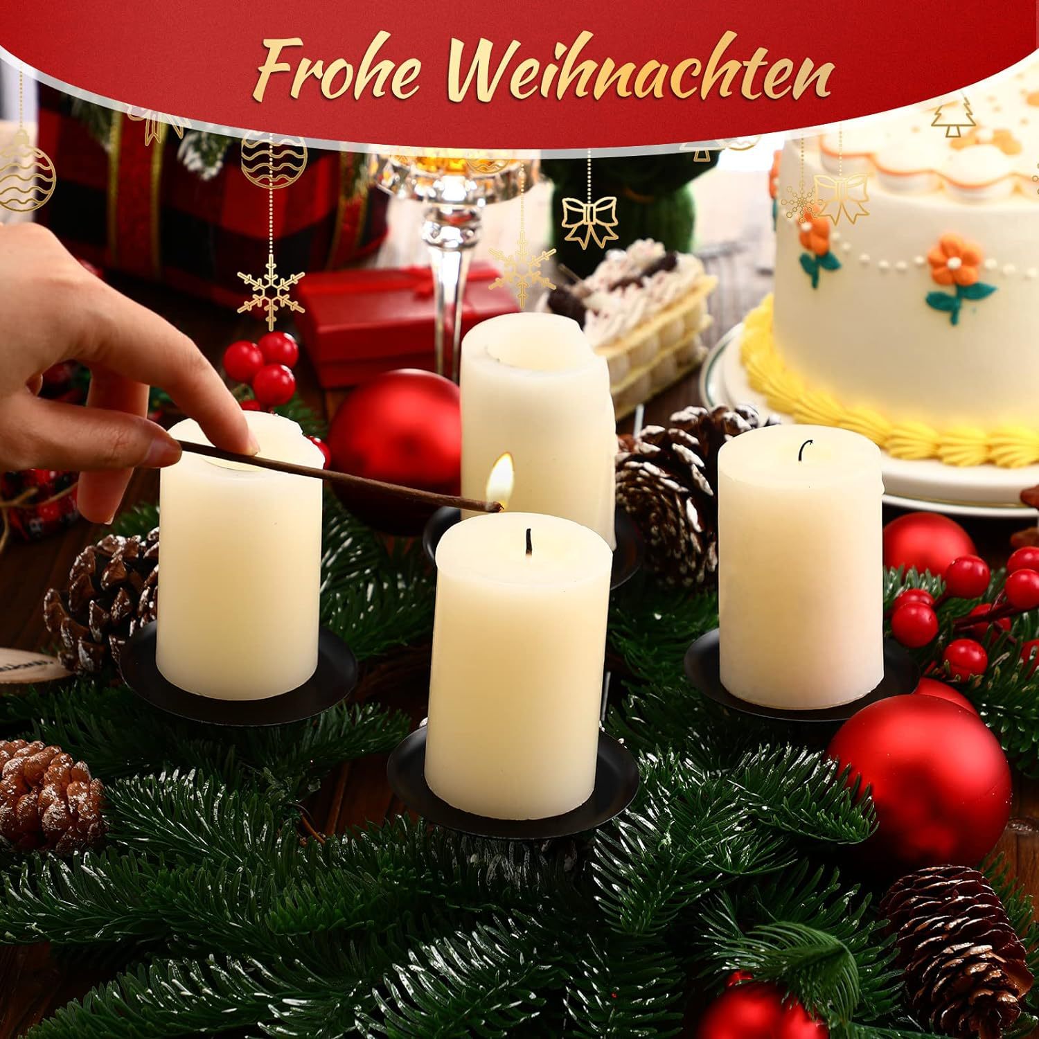 Fall Maple Leaf & Ginkgo Wreath – 9.8" Candle Ring For Thanksgiving Table, Front Door, Or Wall Decor – Ready For Autumn Festivals